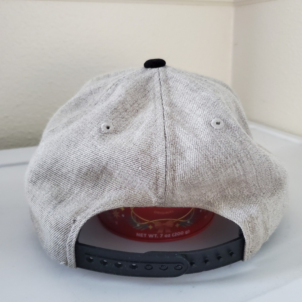 Brixton Trade Mark Supply Snapback Hat Gray Black Two Tone Wool Blend Cap - Picture 4 of 14